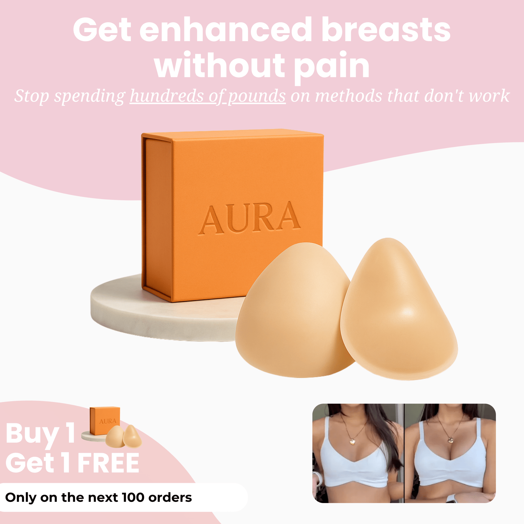 Aura Cakes Onzichtbare Lift Pads - VelvetRoots