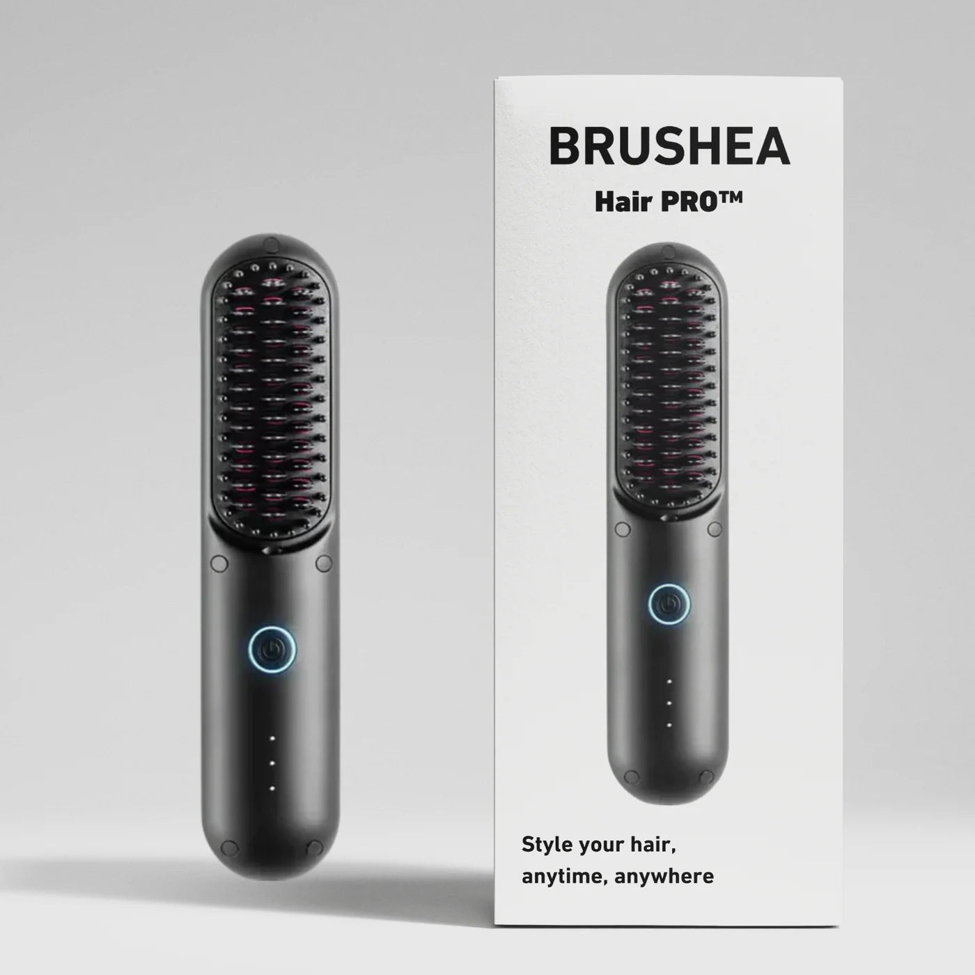 Brushea Pro Draagbare Stylborstel Compact - VelvetRoots