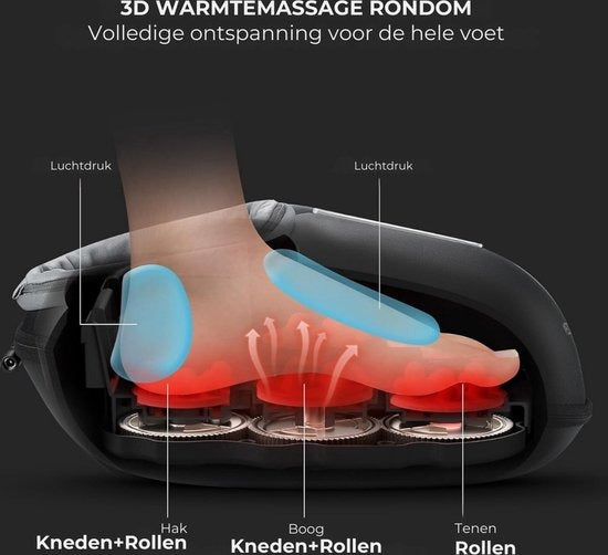 Verkwikkende Voetmassage Met Warmte