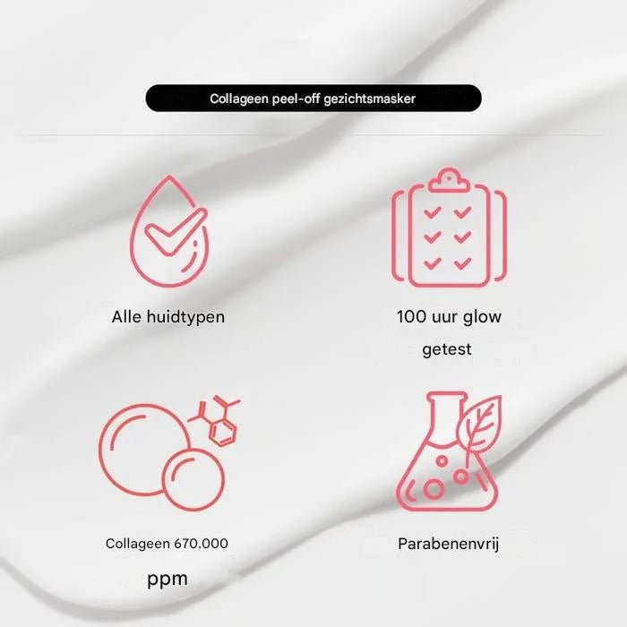 Diepe Hydratatie & Stevige Huid Glowve Collageenmasker - VelvetRoots